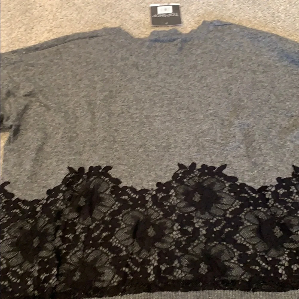 Top shop size 6 NWT sweater lace detail - Picture 5 of 8